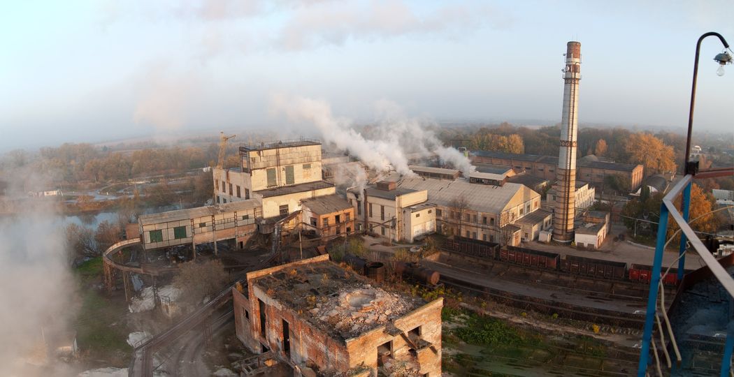 Колишній Носівський цукровий завод у 2007 році, автор фото Владислав Сябер